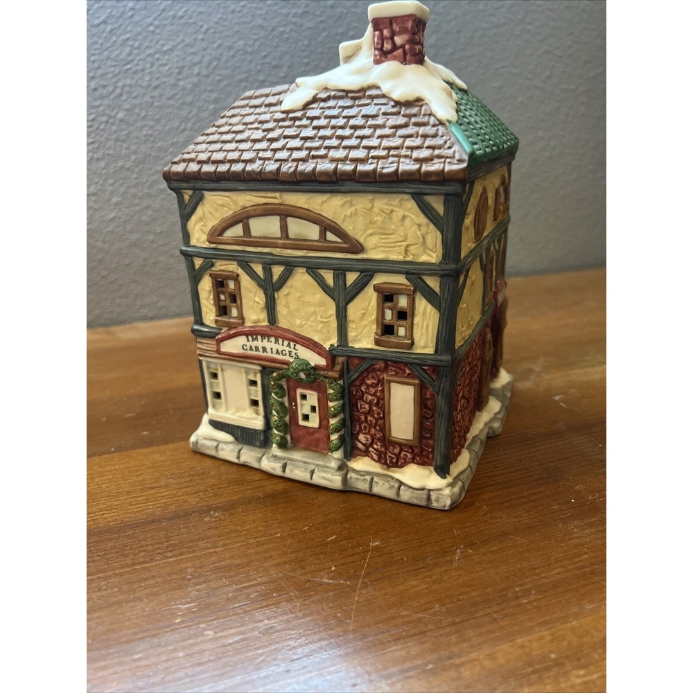 1993 MERCURIES USA LORDS LIVERY/IMPERIAL CARRIAGES 7" CHRISTMAS VILLAGE